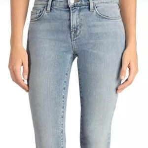 $229 NWOT J BRAND Ladies Skinny Leg Jeans in Decades Crease 28